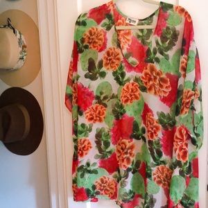 Show Me Your Mumu BoHo chiffon kimono coverup
